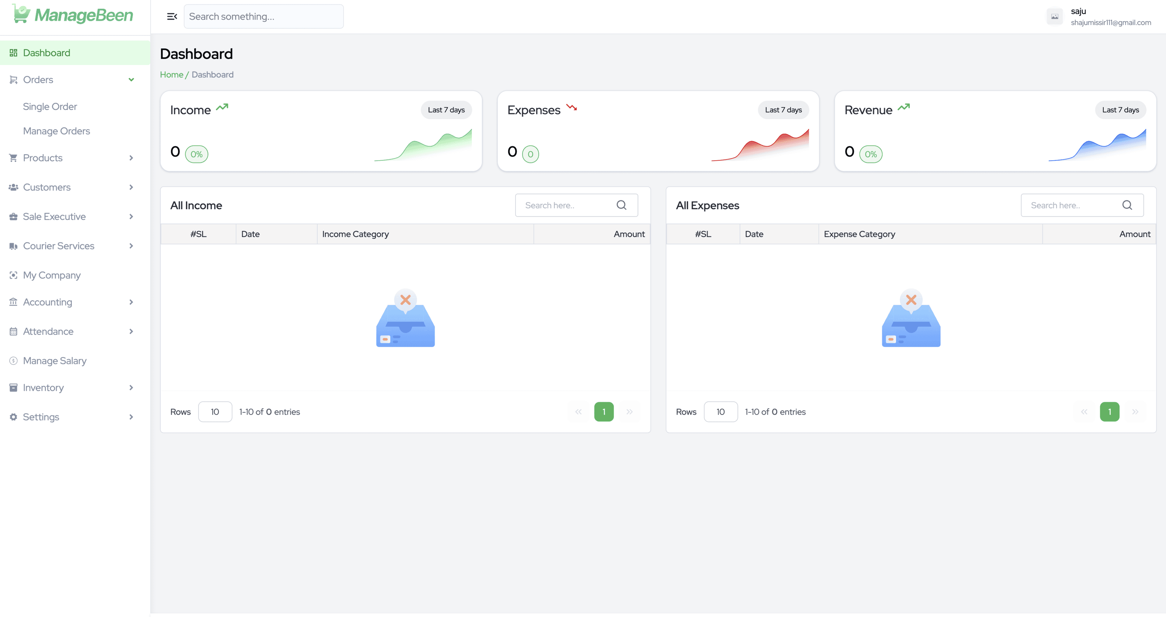 Dashboard Overview